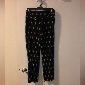 Black with white colored design